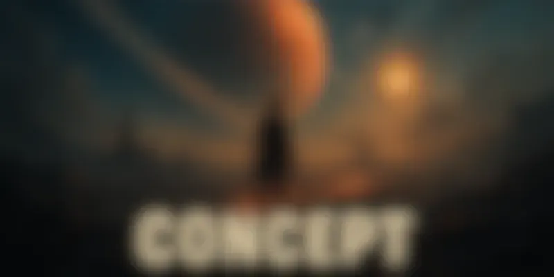 A blurry promotional image